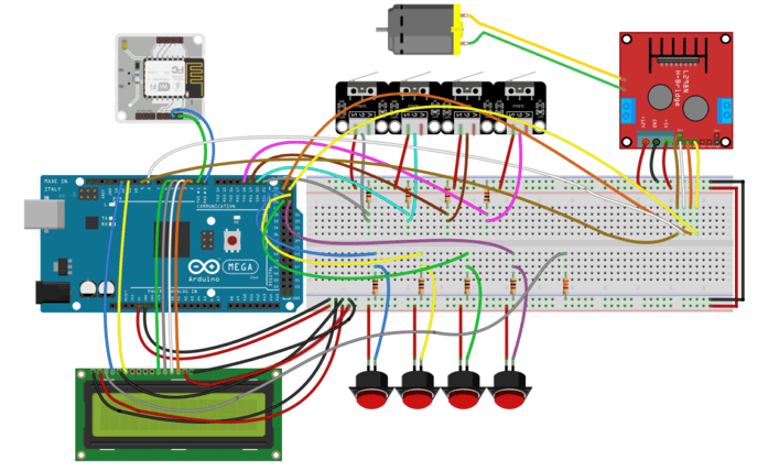 The Schematic for the connections