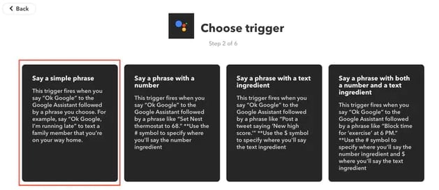 Choose Google Assistant