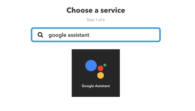 Choose Google Service